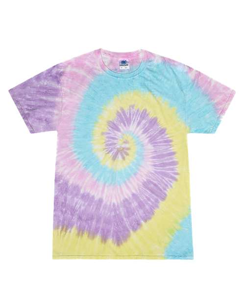 Colortone Youth Multi-Color Tie-Dyed T-Shirt 1000Y - Jellybean
