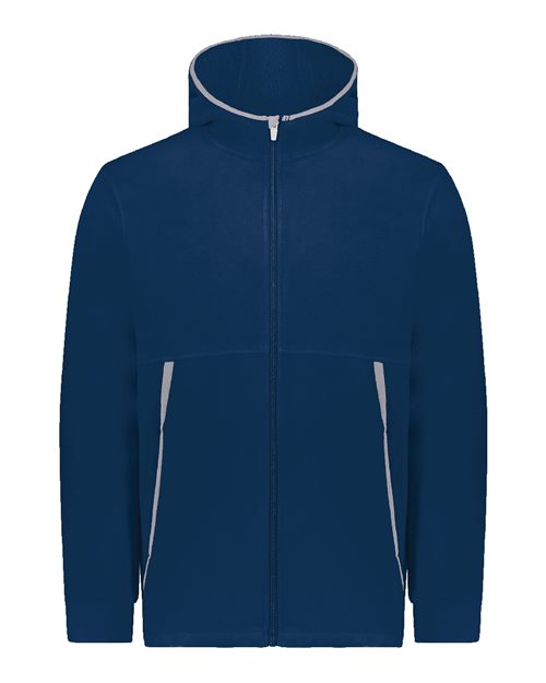 Augusta Sportswear Youth Eco Revive™ Polar Fleece Hooded Full-Zip Jacket 6859