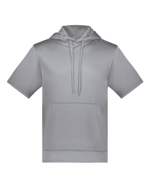 Augusta Sportswear Unisex Fleece Short Sleeve Hooded Pullover 6871