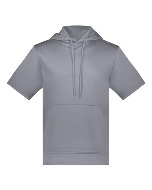 Augusta Sportswear Unisex Fleece Short Sleeve Hooded Pullover 6871