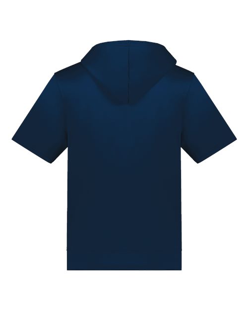 Augusta Sportswear Unisex Fleece Short Sleeve Hooded Pullover 6871