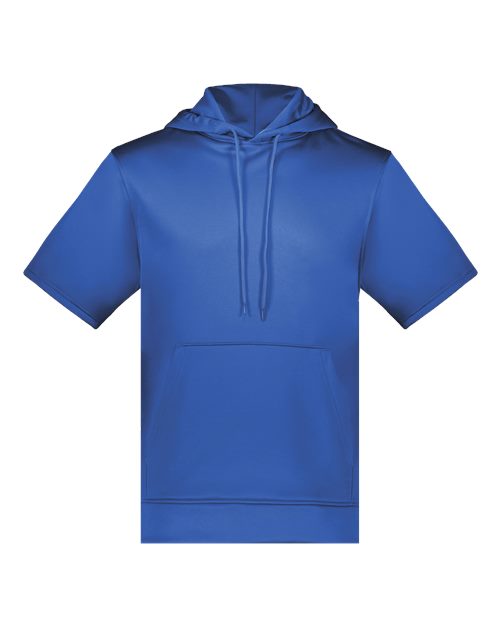 Augusta Sportswear Unisex Fleece Short Sleeve Hooded Pullover 6871