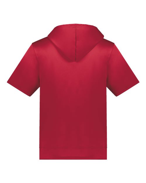Augusta Sportswear Unisex Fleece Short Sleeve Hooded Pullover 6871