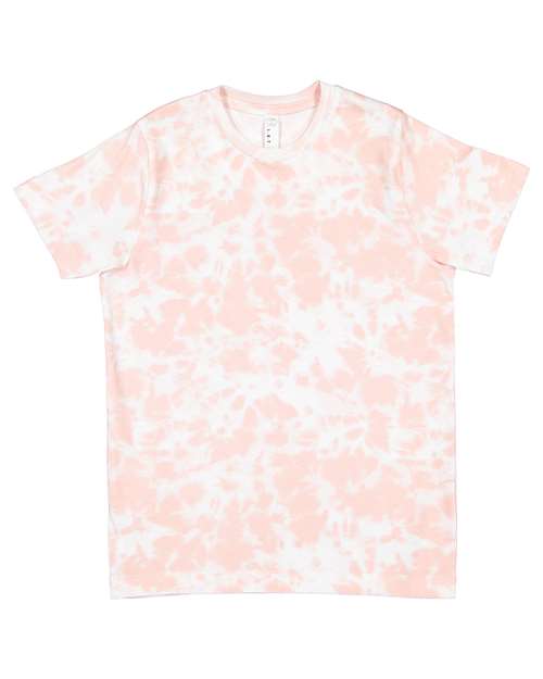 LAT Youth Fine Jersey Tee 6101 - Rose Tie Dye