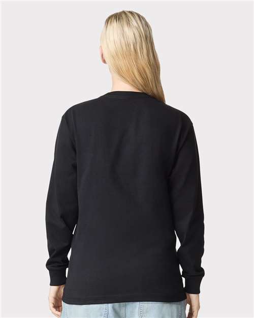 American Apparel Unisex Super Heavyweight Long Sleeve Pocket Tee 9410