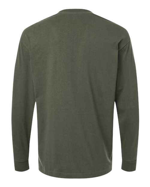 American Apparel Unisex Super Heavyweight Long Sleeve Pocket Tee 9410