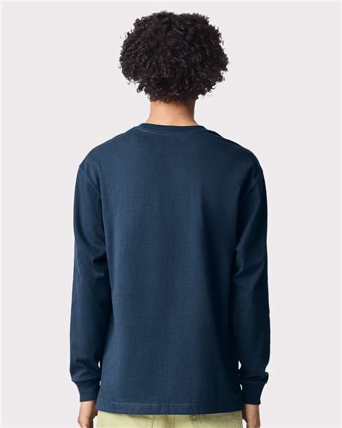 American Apparel Unisex Super Heavyweight Long Sleeve Pocket Tee 9410