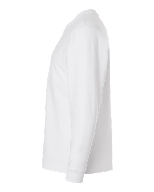 American Apparel Unisex Super Heavyweight Long Sleeve Pocket Tee 9410