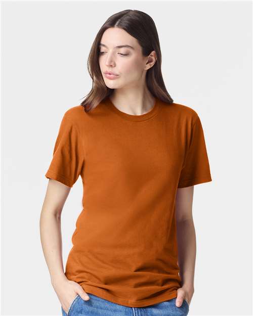 American Apparel Unisex Fine Jersey Tee 2001 - Rust