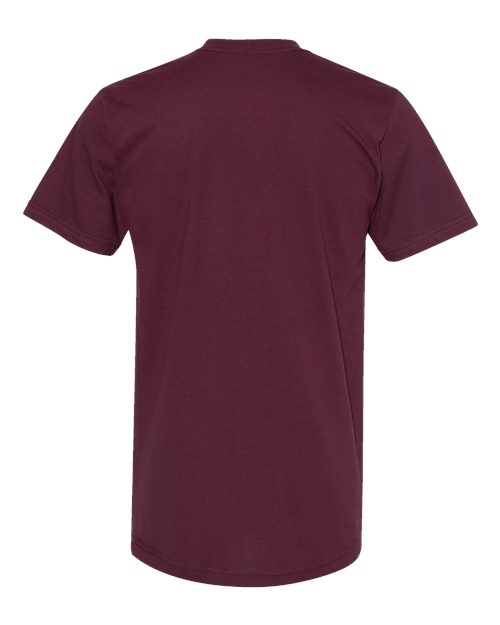 American Apparel Unisex Fine Jersey Tee 2001 - Burgundy