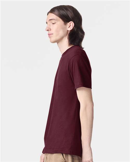 American Apparel Unisex Fine Jersey Tee 2001 - Burgundy