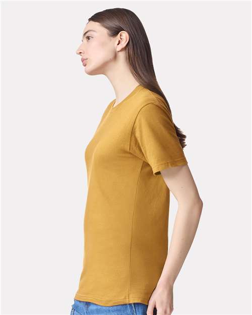 American Apparel Unisex Fine Jersey Tee 2001 - Mustard