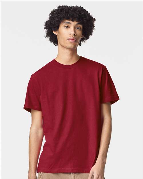 American Apparel Unisex Fine Jersey Tee 2001 - Cardinal