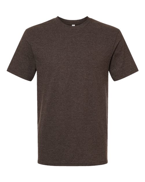 American Apparel Unisex CVC Tee 2001CVC - Heather Brown