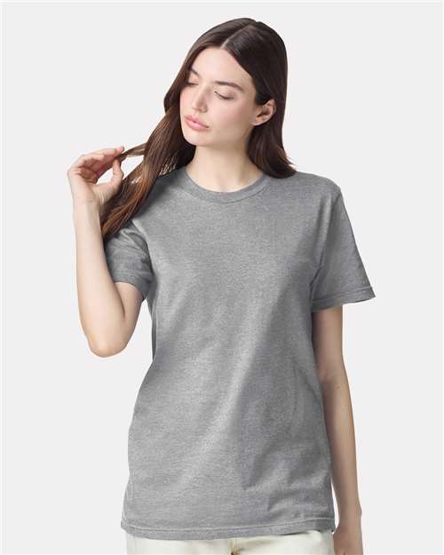 American Apparel Unisex CVC Tee 2001CVC - Heather Grey