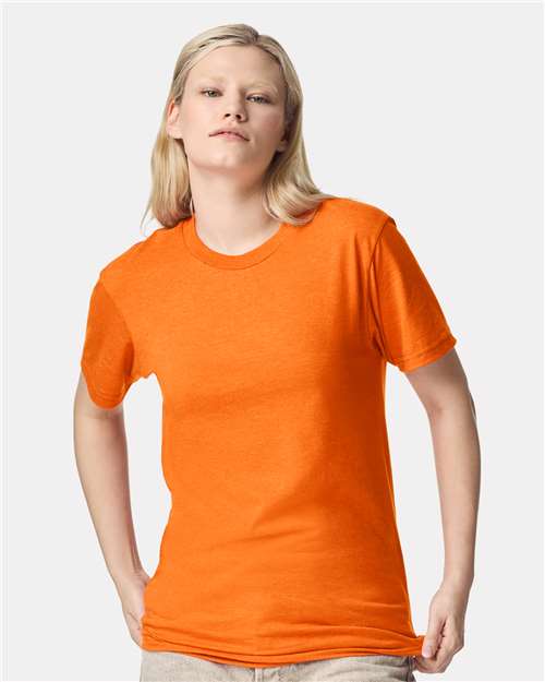 American Apparel Unisex CVC Tee 2001CVC - Heather Orange