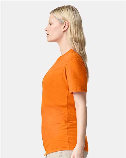 American Apparel Unisex CVC Tee 2001CVC - Heather Orange
