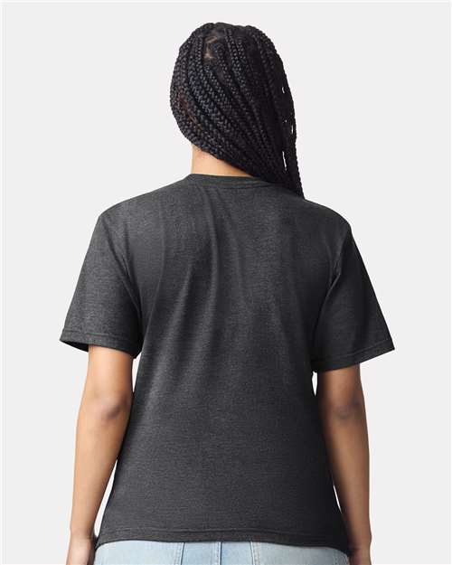 American Apparel Unisex CVC Tee 2001CVC - Heather Black