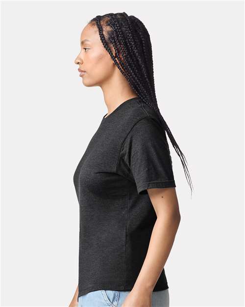 American Apparel Unisex CVC Tee 2001CVC - Heather Black