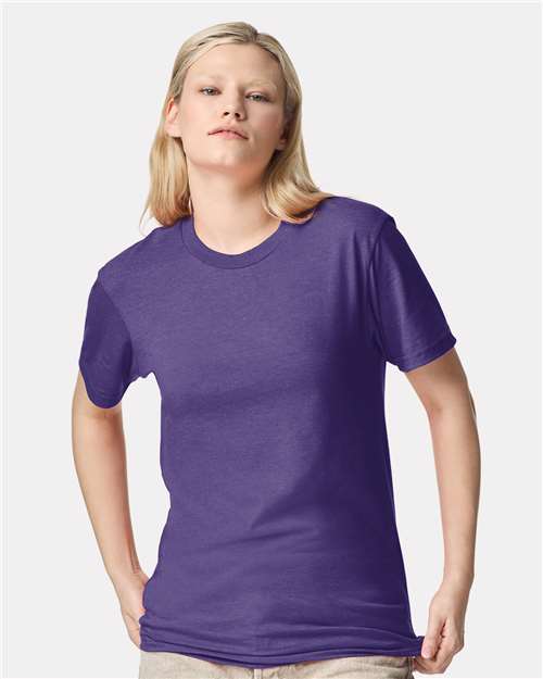 American Apparel Unisex CVC Tee 2001CVC - Heather Purple