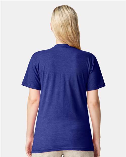 American Apparel Unisex CVC Tee 2001CVC - Heather Lapis