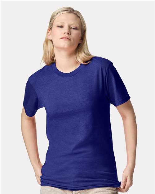 American Apparel Unisex CVC Tee 2001CVC - Heather Lapis