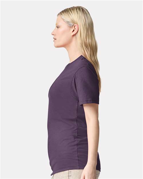 American Apparel Unisex CVC Tee 2001CVC - Heather Grape
