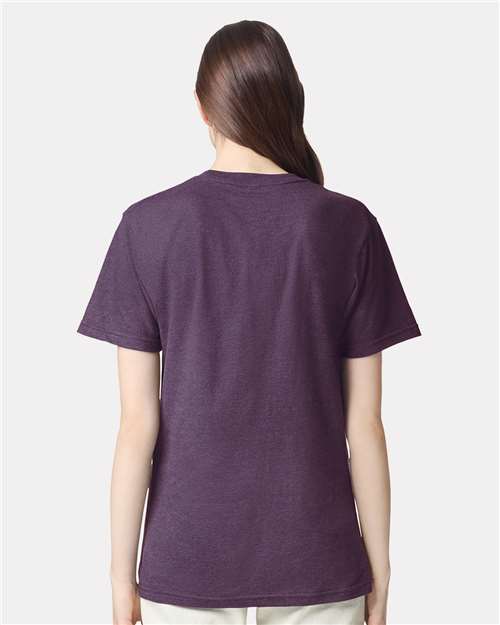 American Apparel Unisex CVC Tee 2001CVC - Heather Eggplant