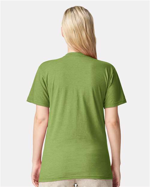 American Apparel Unisex CVC Tee 2001CVC - Heather Nephrite