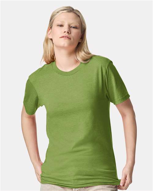 American Apparel Unisex CVC Tee 2001CVC - Heather Nephrite
