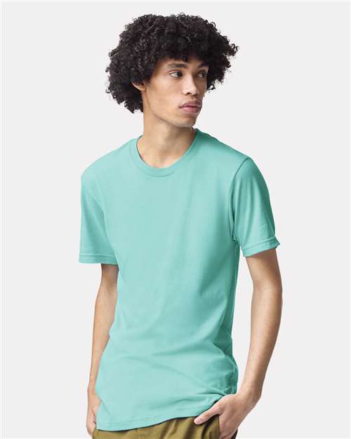 American Apparel Unisex CVC Tee 2001CVC - Heather Celadon
