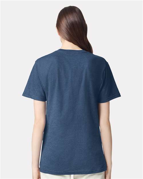 American Apparel Unisex CVC Tee 2001CVC - Heather Sea Blue