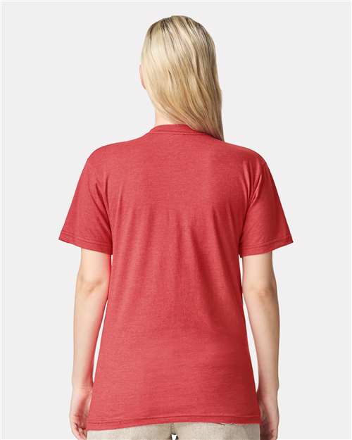 American Apparel Unisex CVC Tee 2001CVC - Heather Coral