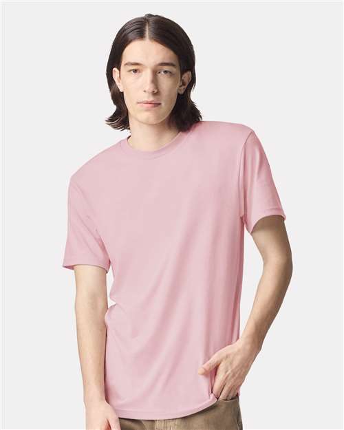 American Apparel Unisex CVC Tee 2001CVC - Heather Pink