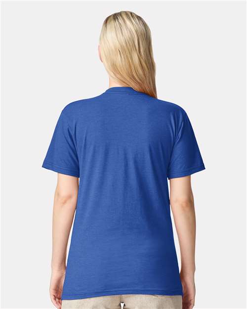 American Apparel Unisex CVC Tee 2001CVC - Heather Royal Blue