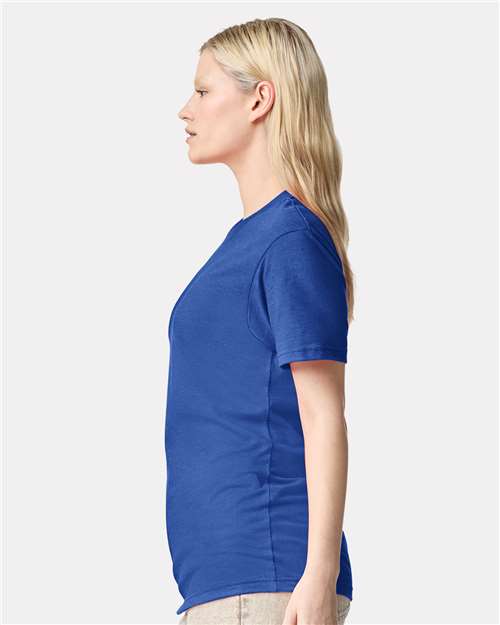 American Apparel Unisex CVC Tee 2001CVC - Heather Royal Blue