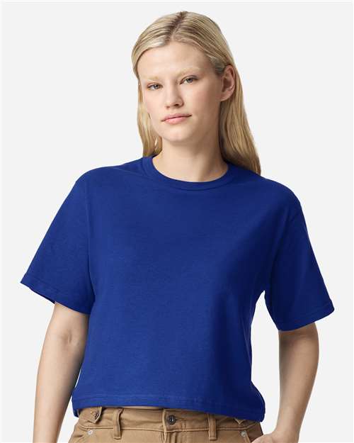 American Apparel Women's Fine Jersey Boxy Tee 102