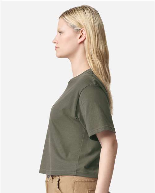American Apparel Women's Fine Jersey Boxy Tee 102