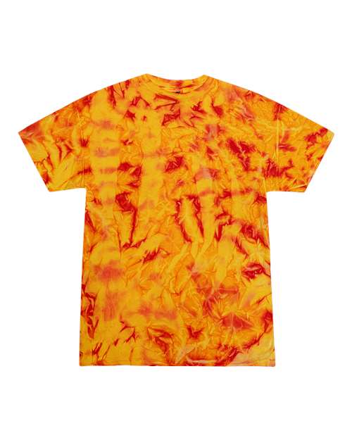 Colortone Youth Multi-Color Tie-Dyed T-Shirt 1000Y - Fire