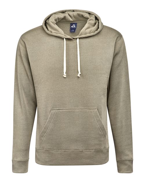 J. America Men's Triblend Fleece Hooded Sweatshirt 8871 - Desert Triblend