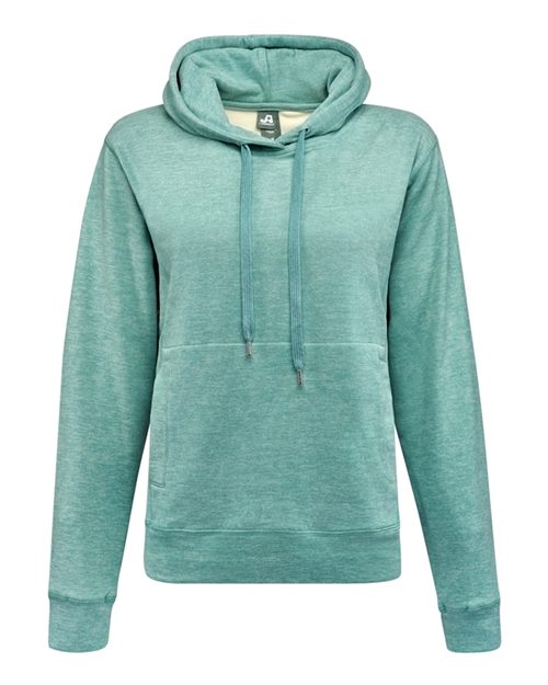 J. America Women's Electric Fleece Hooded Sweatshirt 8742