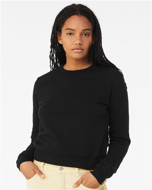 BELLA + CANVAS Women's Sponge Fleece Crewneck Sweatshirt 7511