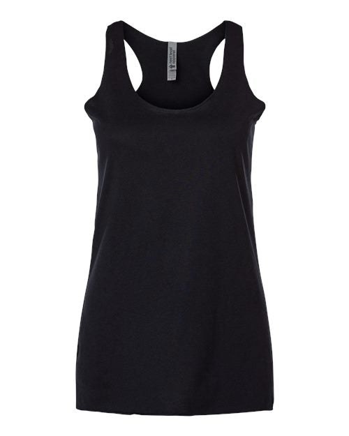 Next Level Women’s Triblend Racerback Tank 6733 - Black