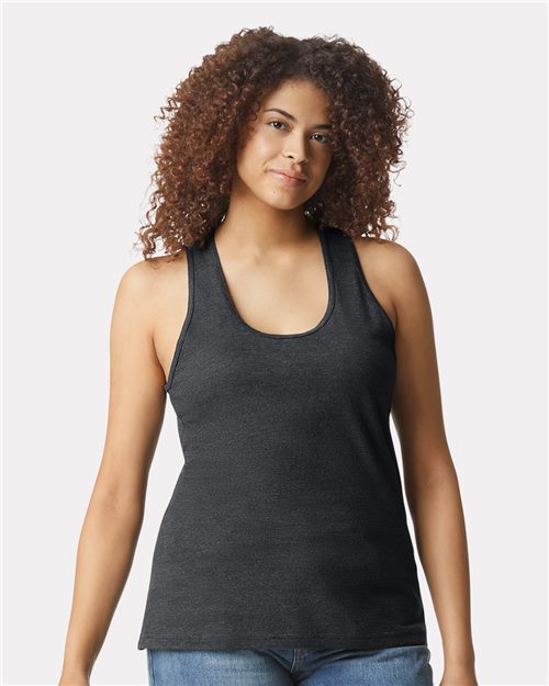 Gildan Women's Softstyle® CVC Racerback Tank Top 64220LCVC