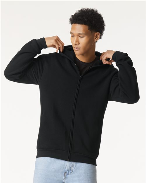 American Apparel Unisex ReFlex Fleece Full-Zip Hoodie Sweatshirt RF497