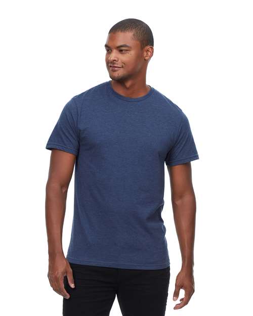 Threadfast Apparel Unisex Epic CVC T-Shirt T1001 - Heather Navy