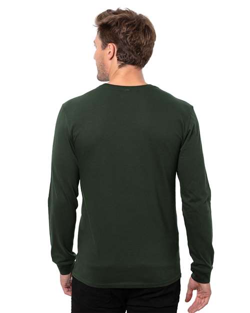 Threadfast Apparel Unisex Epic Long Sleeve T-Shirt T3000 - Forest Green