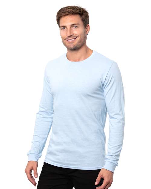 Threadfast Apparel Unisex Epic Long Sleeve T-Shirt T3000 - Light Blue