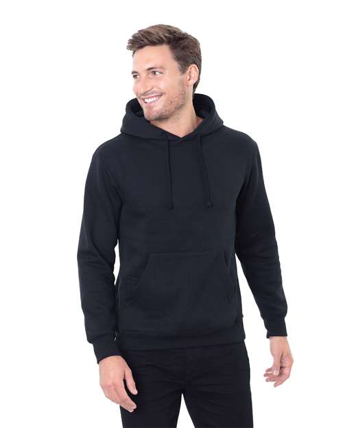 Threadfast Apparel Unisex Epic Fleece Pullover Hooded Sweatshirt T2000 - Black