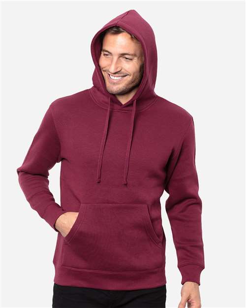 Threadfast Apparel Unisex Epic Fleece Pullover Hooded Sweatshirt T2000 - Maroon